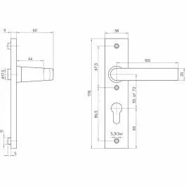 Weekendaanbieding Nemef Knopschild PC55mm F1 3251