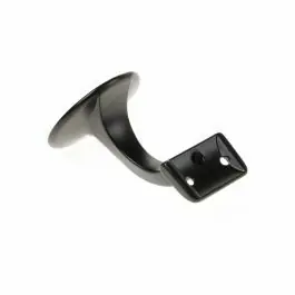 Gecertificeerd Hermeta Leuninghouder vlak m8 zwart 3503-70