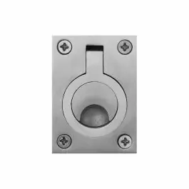 Inter Luikring RVS mat 62 x 45mm Korting