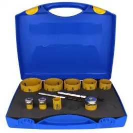 Koop Vandaag Profit gatzaagset 9-delig - bi-metaal - kunststof koffer