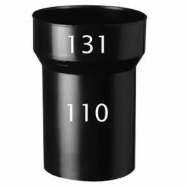 Beperkte Voorraad Ubbink Verloopstuk diameter 110 naar 131mm 147059