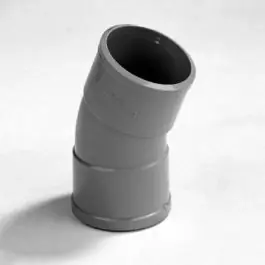 Dyka Bocht 2x lijmmof 22.5° PVC keurmerk BRL52100 50mm Finale Uitverkoop