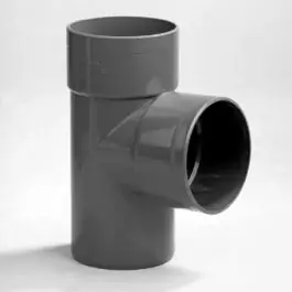 Aanbieding Dyka Stroom T-stuk 2x lijmmof 1x spie 90° PVC keurmerk BRL52100 125mm