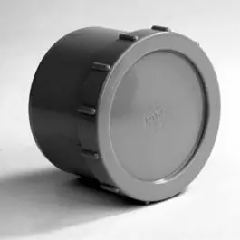 Dyka Eindstuk met schroefdeksel spie-aansluiting PVC 75mm Shop Nu