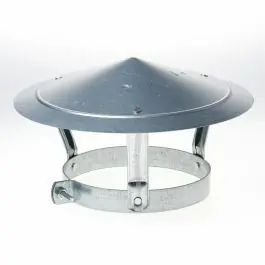 Wit & Zoon Regenkap gegalvaniseerd 157-160mm Luxe