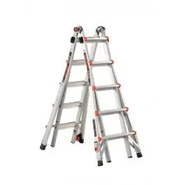 Altrex telescopische vouwladder - Leveler - 503925 - max. werkhoogte 6,73 m - 4 x 5 sporten Handgemaakt