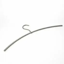 Wereldwijde Verzending Kledinghanger 12mm massief rvs draaibare haak