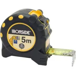 Aanbieding Ironside Rolbandmaat rubber ABS magnetisch 5 meter x 25mm