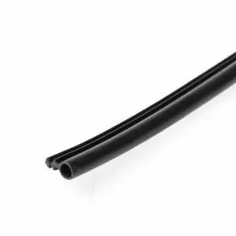 Weekendaanbieding Deventer Deurdichtingsprofiel s-0318 zw 4mm per meter