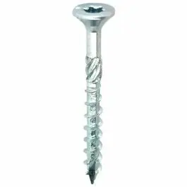 Woodies Ultimate spaanplaatschroef 4x40mm - platkop - verzinkt - deeldraad - T20 - 61540372 (Per 200 stuks) Koop Vandaag