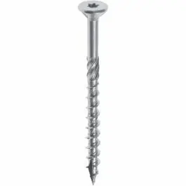 Wereldwijde Verzending Woodies Ultimate spaanplaatschroef 4x50mm platkop - RVS - deeldraad - T20 - 61840402 (Per 200 stuks)