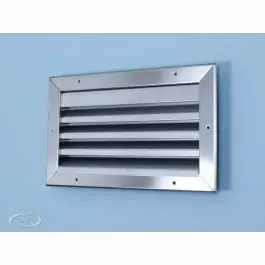 Aanbieding Gavo lamellenrooster 400x400mm - met gaas - RVS