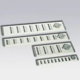 WEHA schuifrooster 300x30mm - inclusief vliegengaas- aluminium - wit Fabrieksprijs