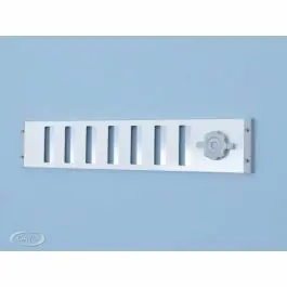 Voordeelprijs Gavo schuifrooster 500x90mm - met draaiknop - met vliegengaas - aluminium - geanodiseerd