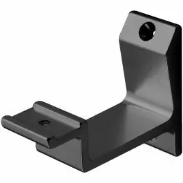 Voordeelprijs Hermeta Leuninghouder - vlak zadel - 65mm - opschroevend - zwart - 3540-18e