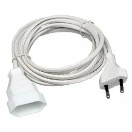Aanbieding Standard verlengsnoer Euro H03VVH2-F 2G0.75mm2 wit (3mtr)