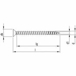 Aanbieding Heco-Fix-Plus spaanplaatschroef 5,0x20 mm platverzonken kop Pozi-Drive voldraad verzinkt geel A2L 500 stuks VARIANTA verpakking 44642