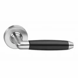 Voordeelprijs Intersteel Deurkruk Combi op rozet - ring met veer - RVS geborsteld