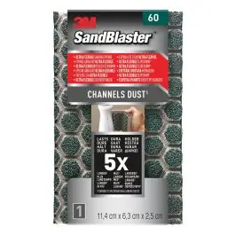 3M sandblaster ultra flexible Schuurspons - 114x63x25mm - Korrelgrofte P60 Laatste Versie