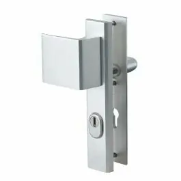 Weekendaanbieding Nemef Veiligheidsbeslag greep/kruk - deurdikte 38/40 mm - rechtsdraaiend - PC 55 - In blisterverpakking - F1