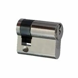 Veilige Betaling Nemef enkele knopcilinder - 30/0 - messing mat vernikkeld