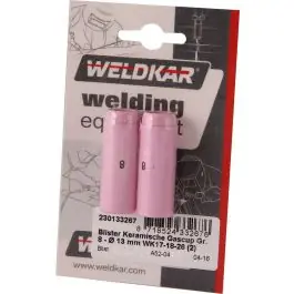 Weldkar Blister Keramische Gascup - 13mm Op = Op