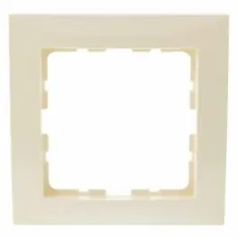 Trendy Berker S1 afdekraam inbouw 1-voudig crÃ¨me 54.002.21