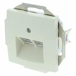 Berker S1 contactdoos telefoon-data inbouw CAT6A 2x 8-polig voor afdekraam crÃ¨me 54.002.65 Koop Vandaag