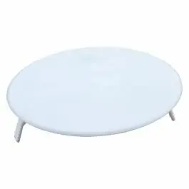 Attema 01.477.11 Afdekplaat rond klemmend - 95mm - Wit Nu Kopen