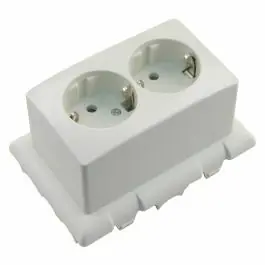 Attema Montagedeksel met wandcontactdoos crème Lage Kosten