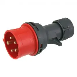 ABL krachtstekker 4-polig A 16 A twist montage rood 01.371.36 Superprijs