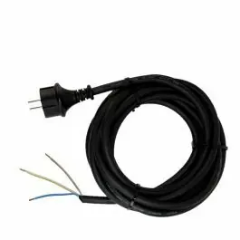 Ambachtelijk QwattPro 2511124 Aansluitkabel - 3G1,5 H07RN-F - Zwart - IP44 - 5m