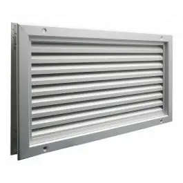 WEHA deurrooster 438x238mm - aluminium - geanodiseerd Laatste Kans