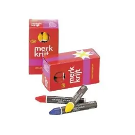 Zhk merkkrijt - wit - 13 x 100mm (Pak van 12 stuks) Beste Prijs