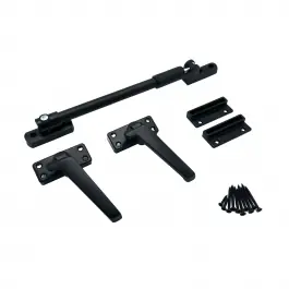 Wereldwijde Verzending AXA raamsluitingset - zwart - 3308-31-38 - buitendraaiend DR.3 - Inclusief teleuitzetter 30 cm