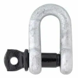 Voordeelprijs DX® Black Pin D-sluiting, borstbout WLL 1500 KG beugel 11 mm, pin 13 mm thermisch verzink